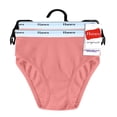 thumbnail image 1 of Panty Hanes Originals para Mujer, Hi Leg Rosa y Gris Talla M 2 Piezas, 1 of 4