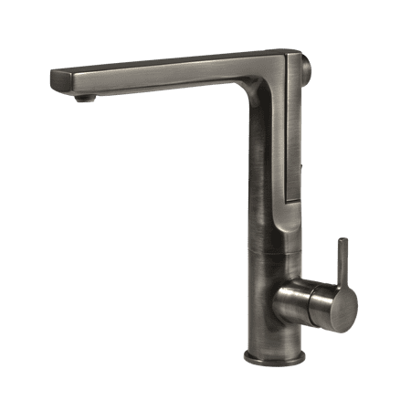 ASCPU-460-PW Brass Pewter (PW) Houzer Ascend Series Brushed Nickel Integrated Single Handle Pull-Up Kitchen Faucet