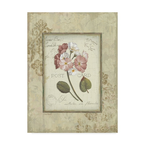 Trademark Fine Art 'Romantic Letters I' Canvas Art by Lisa Audit