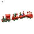 thumbnail image 1 of CNKOO Wooden Christmas Train  Decorative Visual Effect Christmas Decoration Small Train for Living Room, 1 of 11