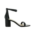 thumbnail image 2 of INC Womens Sassia Faux Leather Ankle Strap Block Heels, 2 of 3