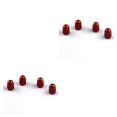 thumbnail image 2 of Speravity 4 Uds tapas de vástago de válvula de rueda componentes de repuesto accesorios de cubierta de componentes modificados ruedas de coche a prueba Rojo 2piezas Speravity CBP492960, 2 of 5