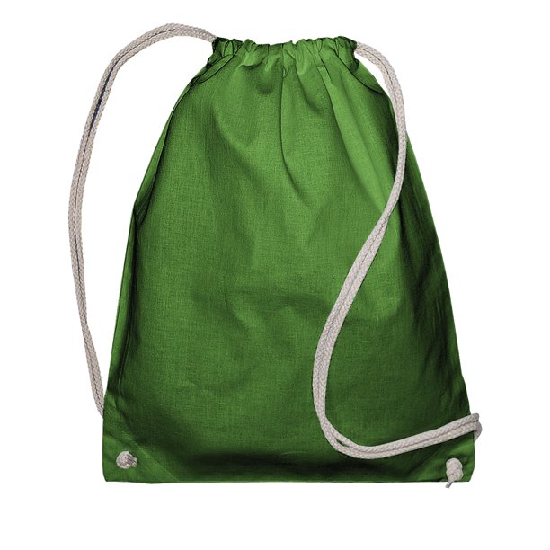Jassz - Mochila/Bolsa saco o de cuerdas lisa Modelo Drawstring - Deporte/Gimnasio (Verde guisante)