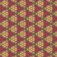 thumbnail image 1 of Ahgly Company Machine Washable Indoor Square Transitional Brown Red Area Rugs, 4' Square, 1 of 7