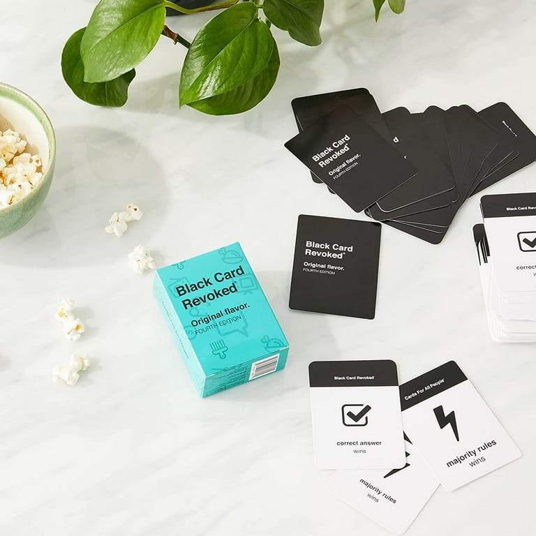 Black Card Revoked, Card Game, Fourth Edition, Focus on Family + more -  Walmart.com