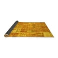 thumbnail image 2 of Ahgly Company Indoor Rectangle Patchwork Yellow Transitional Area Rugs, 4' x 6', 2 of 4