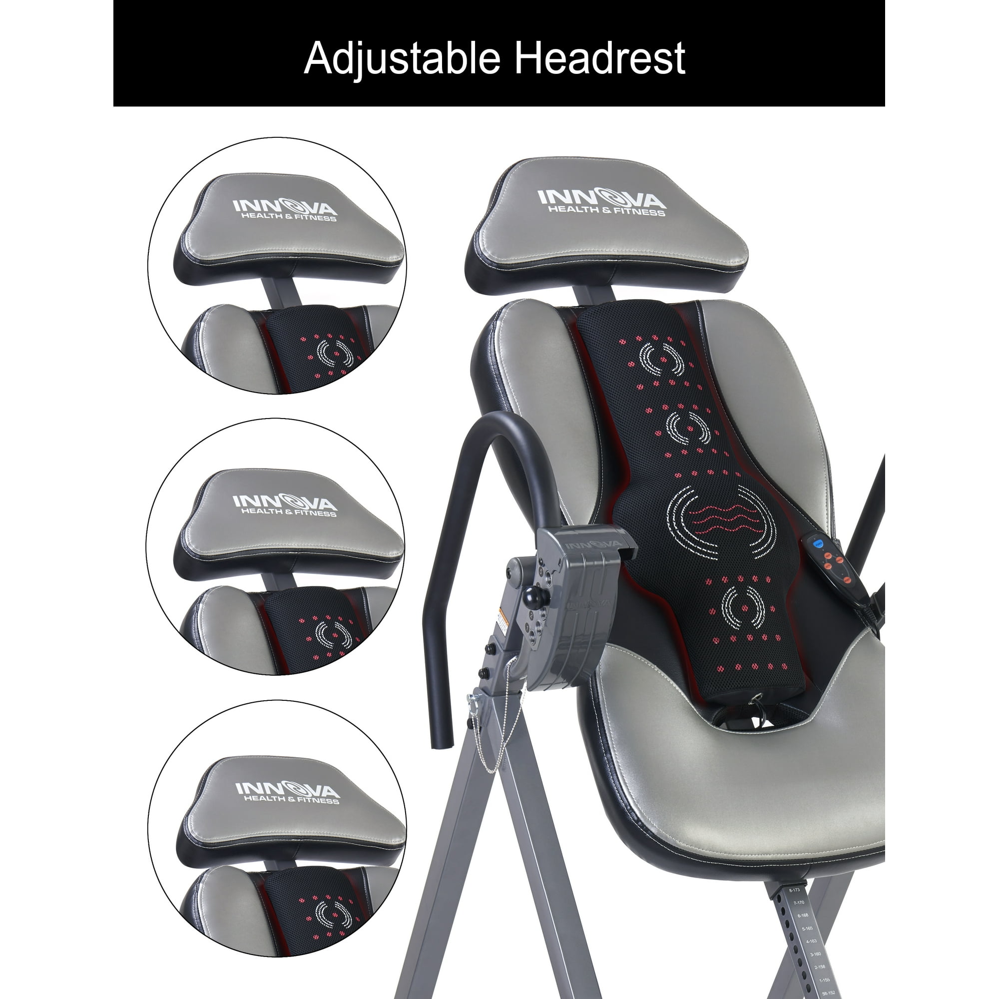 Innova Itm5950 Inversion Table With Advanced Heat And Massage Therapy