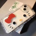 thumbnail image 3 of Bonita funda de Hello Kitty para iphone 15 Pro, funda de teléfono transparente para iphone 15 Pro Max, funda de teléfono con dibujos animados 3D para iphone 15, 3 of 4