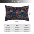 thumbnail image 2 of Balery Graffiti Art Funda de Cojín Estampada, Regalos para Mujeres, Regalos de Amor para Ella, Regalos para Novia o Esposa, Funda de Almohada-20"x30", 2 of 6