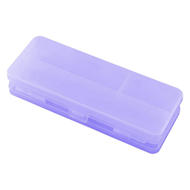 Taotanxi Clearance Sale Save More!Translucent Matte Pencil Case Student Storage Pencil Case Multifunctional Double-sided Macaron Plastic Pencil Case