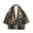 Bronze, variant on 2025 Summer New Japanese Loose Printed Disc Button Cardigan Casual Quarter Sleeve Coat