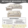 thumbnail image 4 of SHANNA Sofa Covers Soft Corduroy Sectional Couch Covers Nonslip Sofa Slipcover for Dogs Cats Pet Loveseat Recliner Leather L Shaped Sofa, Armrest Backrest Cover, 4 of 12