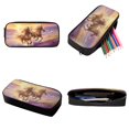thumbnail image 6 of ZUXONGSY Horse Floral Sunset Print 3 Pieces Backpack with Lunch Box Pencil Pouch for Boys Girls 17 Inch Kids School Bags Bookbag Primary School Supplies with Bottle Pocket Stationery Bag Daypack, 6 of 6