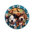 thumbnail image 4 of Reloj de pared con forma de cachorro, acrílico, funciona con pilas, silencioso, moderno, decorativo, colgante. 30 cm, 4 of 9