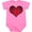 Raspberry, variant on Inktastic Red Plaid Heart Boys or Girls Baby Bodysuit