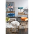 thumbnail image 6 of Linon Seraphina Vanity Stool - Gray Velvet, 6 of 7