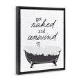 thumbnail image 2 of Stupell Industries Farmhouse Unwind Bubble Bath Black Floating Frame Canvas Art, 25 x 31, by Lettered and Lined, 2 of 8