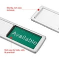 thumbnail image 5 of FRCOLOR occupied sign Privacy Sign for Office Use Acrylic Indicator Sign for Door Status Suitable for Office Restroom Conference Room 2 Pcs,7.01"X1.97"X0.59", 5 of 5