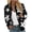 Black, variant on Womens Fall Casual Jackets Fashion Star Print Long Sleeved Pocket Zippered Coat Lightweight Fall Fashion Jackets Outfits with Pockets