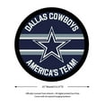 thumbnail image 2 of Dallas Cowboys 15" Round LED Lit Wall Sign, 2 of 5