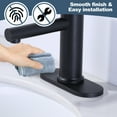 thumbnail image 2 of Wowow 6.3 in. Stainless Steel Escutcheon Plate in Matte Black, 2 of 5