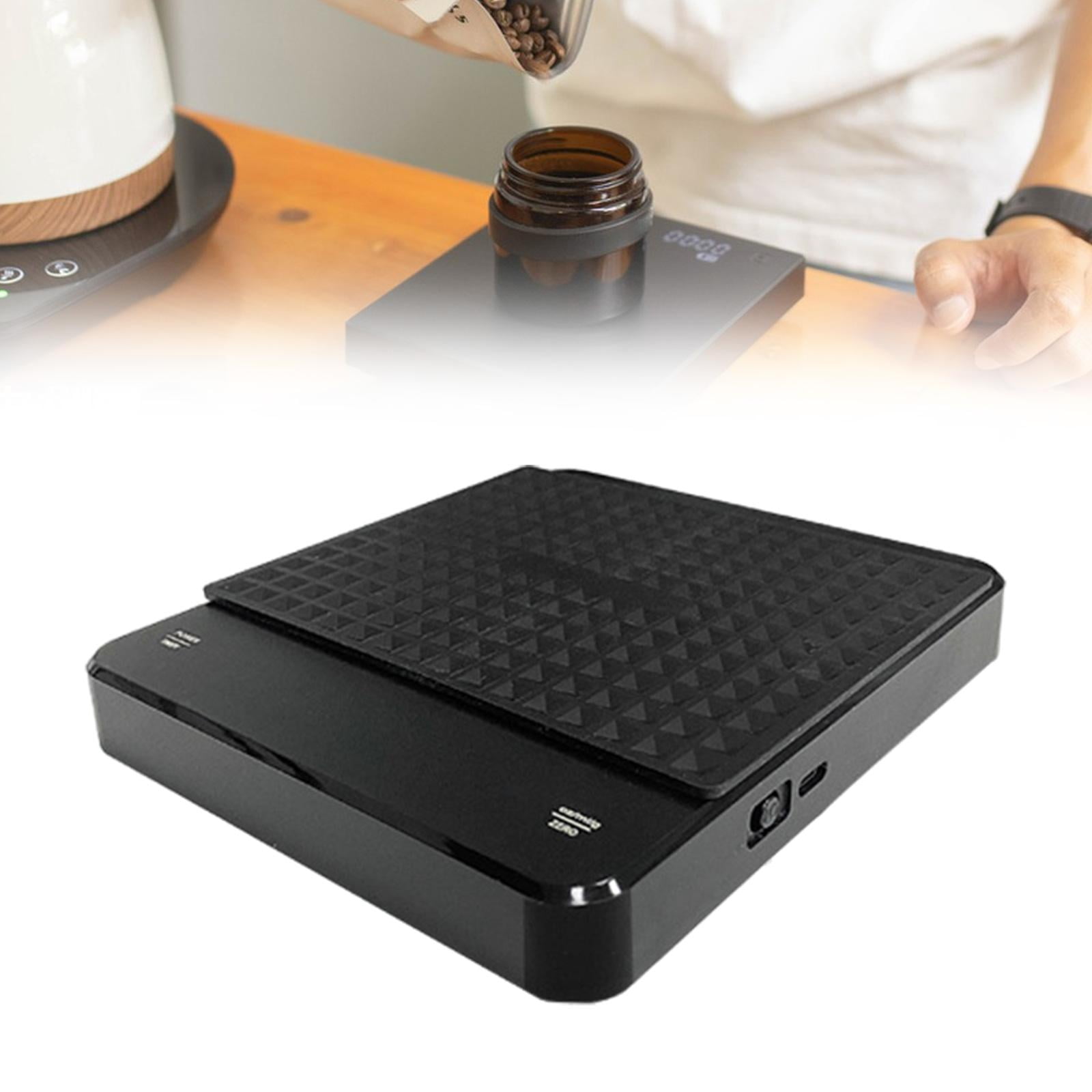 Fiocias Coffee Scale with Timer Professional Espresso Coffee Scale Digital Kitchen Scale