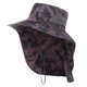 thumbnail image 1 of Sombrero de pescador con visera para acampar, resistente a los rayos UV para viajes, acampar, pescar (rojo oscuro), 1 of 6