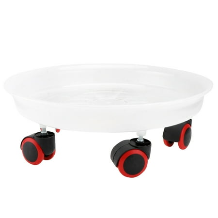 

Tinksky 1Pc Universal Wheel Flowerpot Base Flower Pot Holder Water Storage Tray (White)