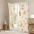 thumbnail image 3 of Homewish Happy Birthday Party Black Out Curtains, Kawaii Cartoon Capibara Curtains Pack of 2 (42x63 Each), Cute Animal Lover Bedroom Curtains, Blackout Curtains Home Decor, 3 of 6