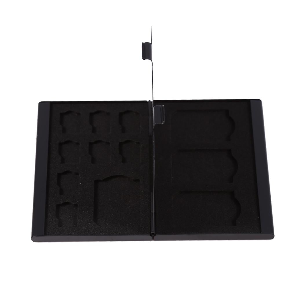 LYUMO 12 Slots Aluminium Storage Box Case For Micro SD ...