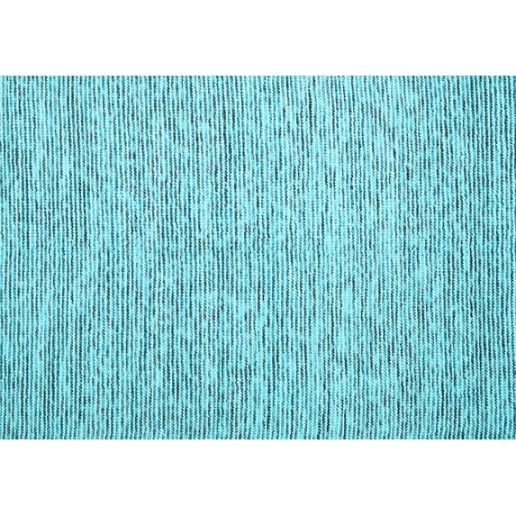 Ahgly Company Indoor Rectangle Abstract Light Blue Contemporary Area Rugs, 3' x 5'