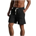 thumbnail image 2 of Viikei Men's Shorts with Cargo Pockets for Adventure,Men Casual Fashion Solid Shorts with Pocket Elastic Waist Short Pants Black XXL, 2 of 6