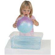 Small World Toys Magic Pink Gertie Ball, Soft Color Changing Sensory Play Ball for Kids, Lightweight Inflatable Indoor & Outdoor Ball.