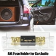 thumbnail image 2 of Unique Bargains 1 Set Car Audio 0 4 8 Gauge Inline ANL Fuse Holder Transparent Fuse Block with 2pcs 120A Fuse, 2 of 7