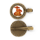 thumbnail image 1 of Cute Orange Mushroom criatura ilustrar Broche broche broche broche broche broche, 1 of 3