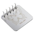 thumbnail image 3 of Soporte portátil para practicar uñas acrílicas con estante para maquillaje. Ideal para practicar uñas acrílicas y otros proyectos de manicura. Mariposa Plateada, 3 of 9