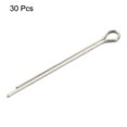 thumbnail image 3 of Uxcell Split Cotter Pin, 1mm x 16mm Stainless Steel Clip Fastener Fitting, Silver Tone, 30Pack, 3 of 5