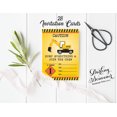 thumbnail image 3 of Darling Souvenir Yellow Birthday Invitation Card Printable Fill or Write In Blank Invites Party Supplies Pack Of 28 5 x 7 Inches, 3 of 5