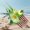 Green, variant on [Hawaiian Foam Flower Comb] 1pc Hawaiian Foam Artificial Flower Side Comb, Faux Orchid Hair Comb for Bridal Wedding, Hawaiian Beach Tropical Wedding Party Decoration