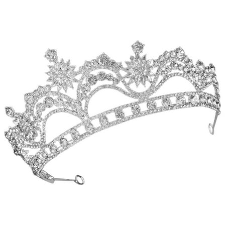 Tiara Crown for Women and Girls Crown Headband Hair Accessories for Birthday Wedding