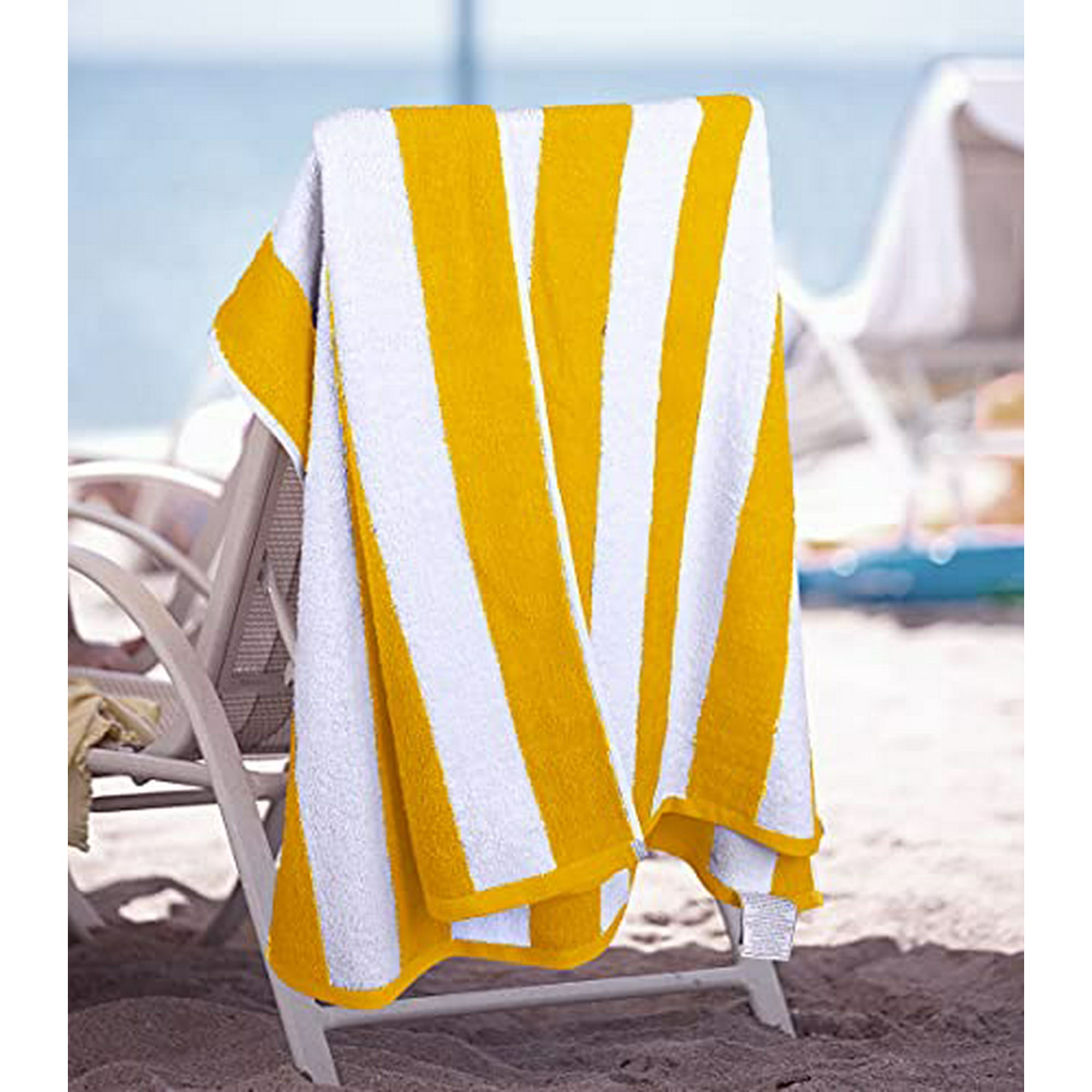 Striped cabana towels hotsell