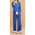 thumbnail image 3 of Richie House Womens Pajama Set Long Sleeve Sleepwear Scoop Neck Pjs Sets S-XXL 2 Pc set Lounge RHW4044, 3 of 7
