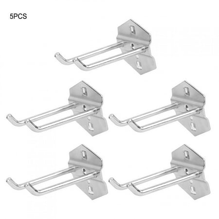 

Eatbuy Tool Storage Stand Hardware Tool 5PCS Pegboard Hook for Garage(75*6mm)