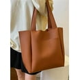 thumbnail image 6 of CoCopeaunt Retro PU Leather Hobo Tote Bag for Women Chic Shoulder Bag Purse Large Capacity, 6 of 6