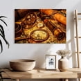 thumbnail image 3 of Elephant Stock Old Nautical Navigation Tools Wall Art - Horizontal Canvas Wall Art - Living Room Wall Decor - Nautical Canvas - Brown And Orange Decor - 24" x 16", 3 of 8