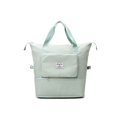 thumbnail image 3 of Bolsa de hombro para mujer de tela Oxford plegable de gran capacidad para mujer (verde) Likrtyny Para Estrenar, 3 of 8