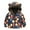 Blue, variant on Toddler Boys Cartoon Winter Coat Bear Ears Hooded Outerwear, Sizes 2-3