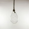WGV Clear Rope Glass Terrarium - 5" Wide x 9.5" Height, Good quality, Heavy Weighted Base - 1 Pc