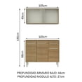 thumbnail image 3 of Cocina Integral Completa Madesa Emilly 105cm GREM105001, 3 of 9