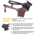 thumbnail image 4 of CHUANK Dog Muzzle for Medium Large Dogs Adjustable Breathable Soft Leather Muzzle For Biting L Black, 4 of 13